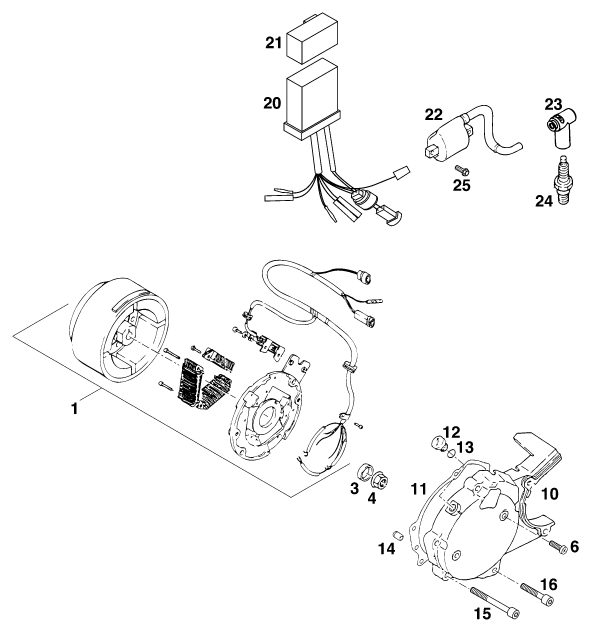 Náhled schématu IGNITION SYSTEM