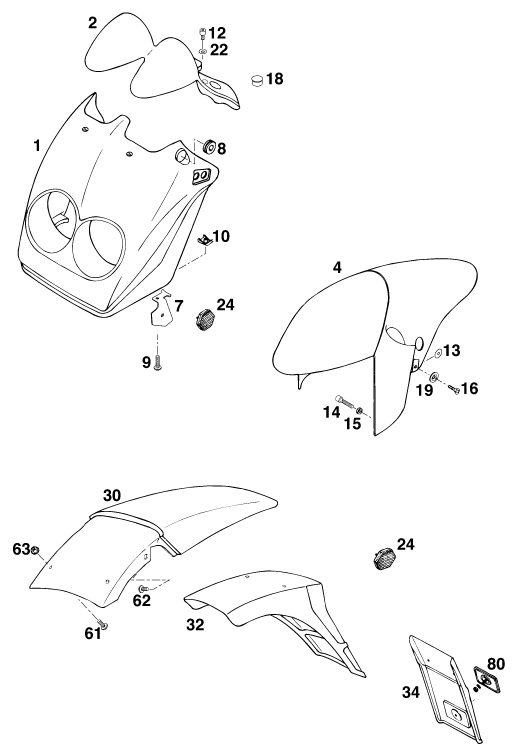 Náhled schématu MASK, FENDERS