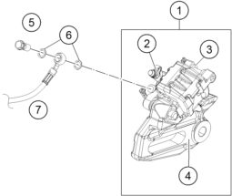 Náhled schématu REAR BRAKE CALIPER