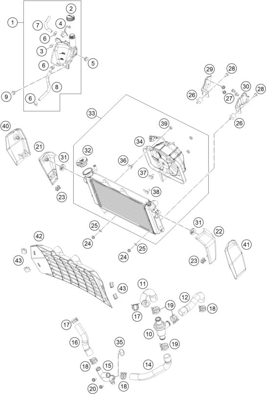 Náhled schématu COOLING SYSTEM