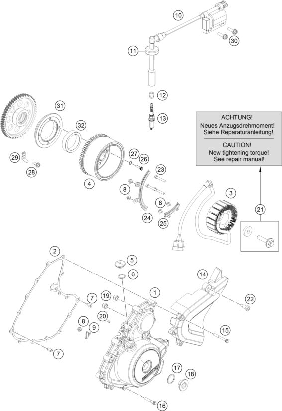 Náhled schématu IGNITION SYSTEM