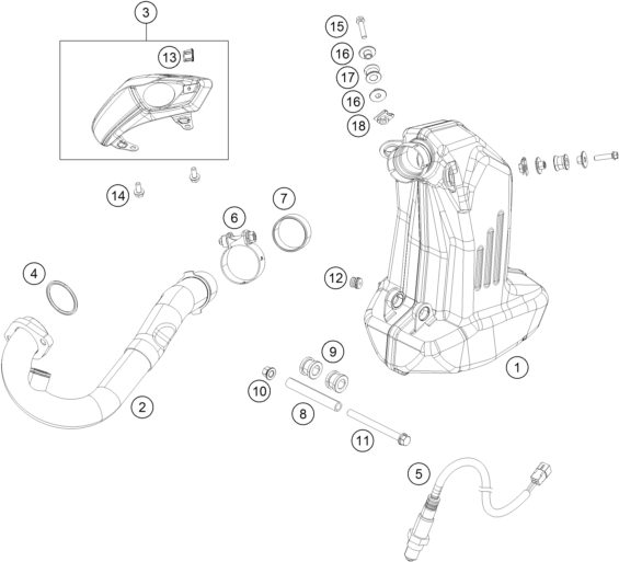 Náhled schématu EXHAUST SYSTEM