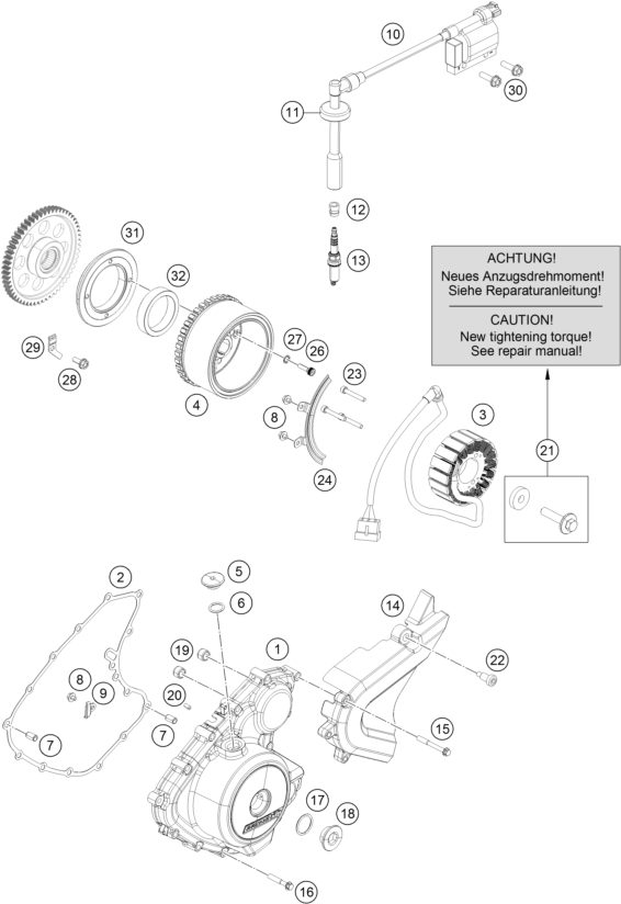 Náhled schématu IGNITION SYSTEM
