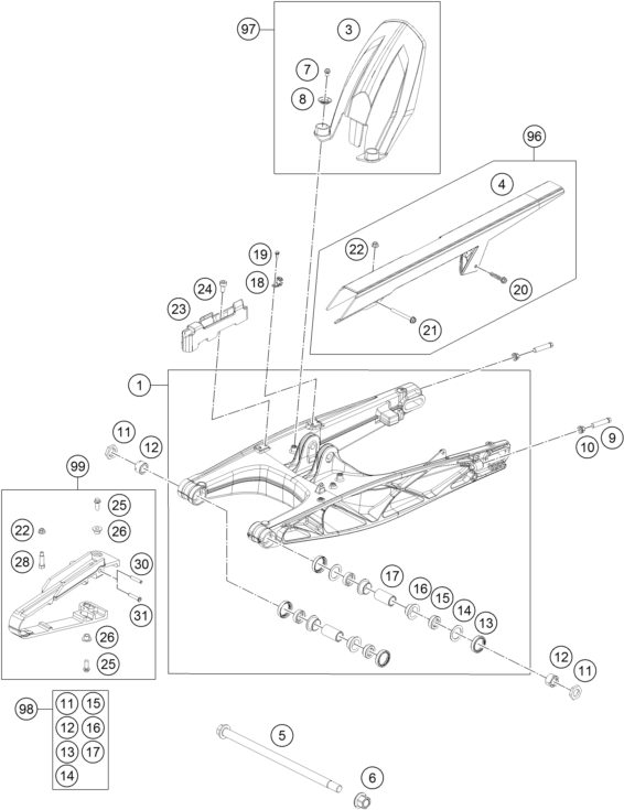 Náhled schématu SWING ARM