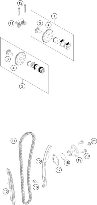 Náhled schématu TIMING DRIVE