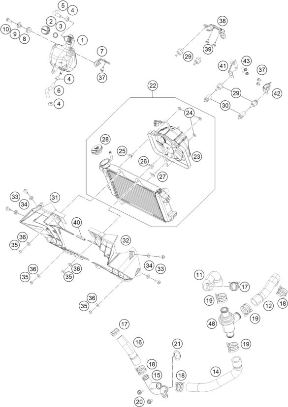 Náhled schématu COOLING SYSTEM