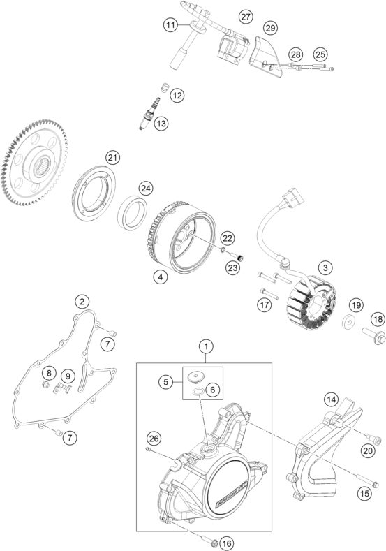 Náhled schématu IGNITION SYSTEM