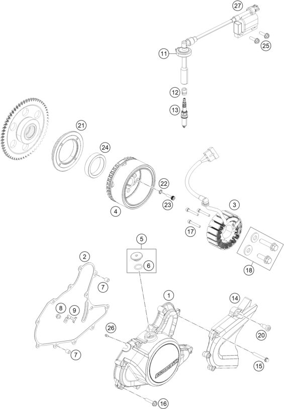 Náhled schématu IGNITION SYSTEM
