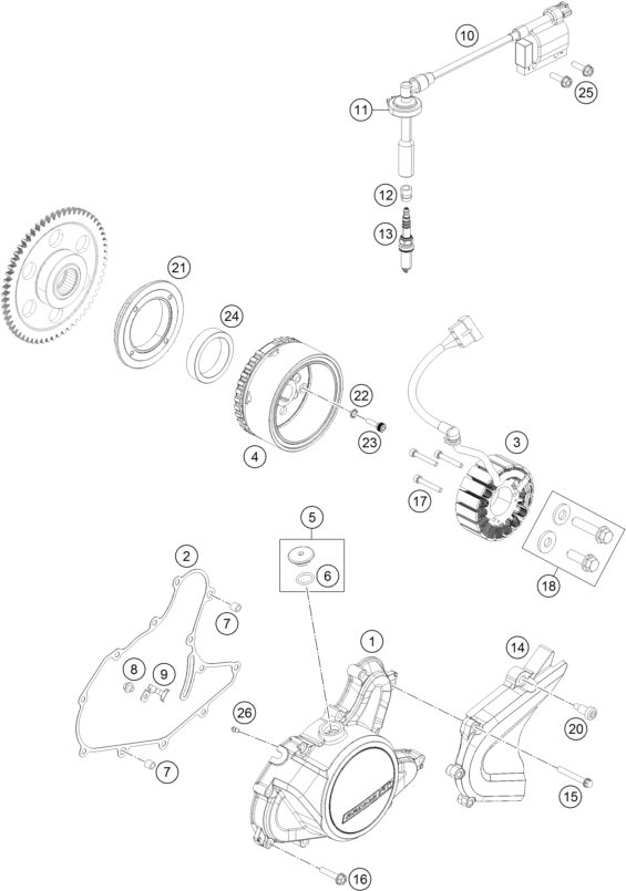 Náhled schématu IGNITION SYSTEM