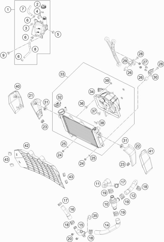 Náhled schématu COOLING SYSTEM