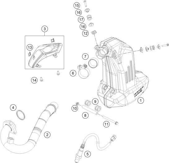 Náhled schématu EXHAUST SYSTEM