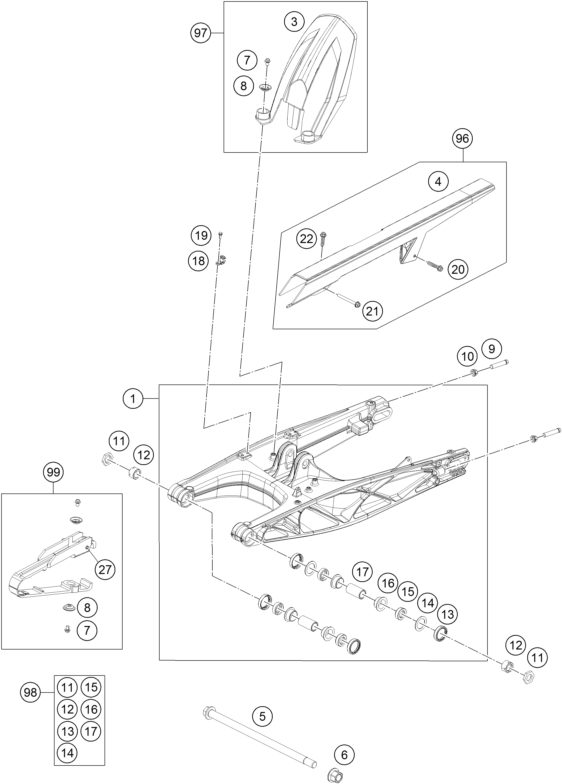 Náhled schématu SWING ARM