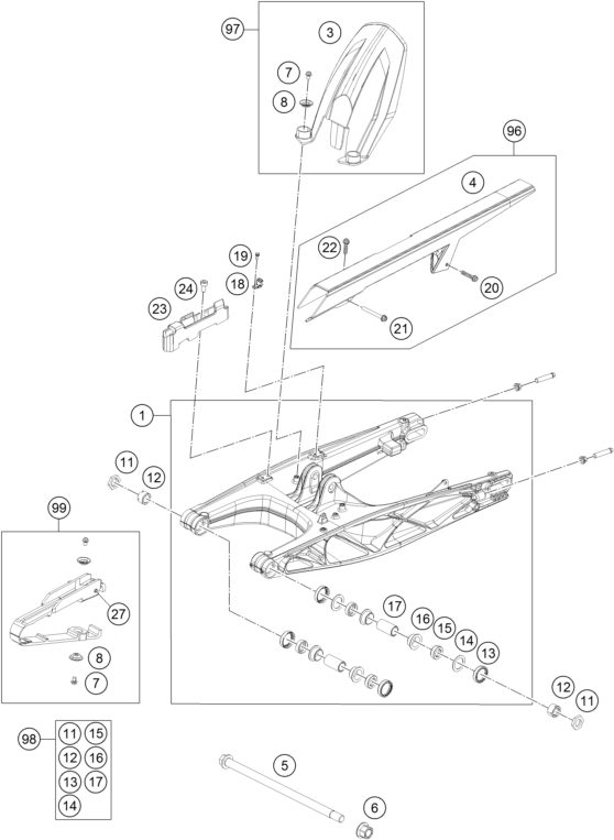 Náhled schématu SWING ARM