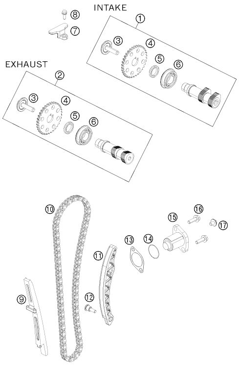 Náhled schématu TIMING DRIVE