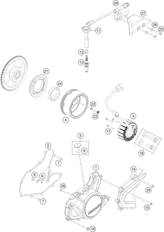 Náhled schématu IGNITION SYSTEM
