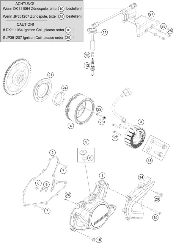 Náhled schématu IGNITION SYSTEM