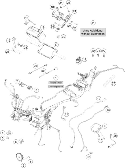 Náhled schématu WIRING HARNESS
