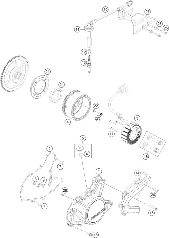 Náhled schématu IGNITION SYSTEM