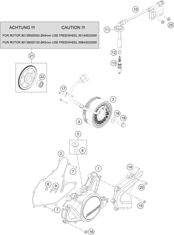 Náhled schématu IGNITION SYSTEM