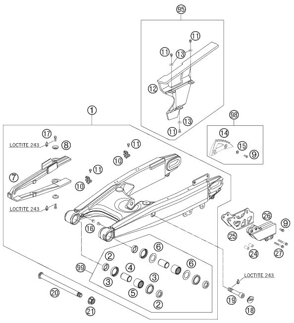 Náhled schématu SWING ARM