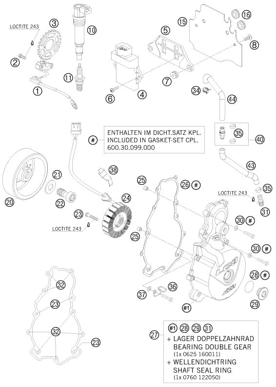 Náhled schématu IGNITION SYSTEM