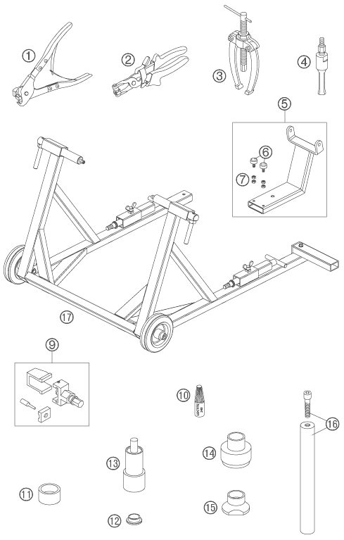 Náhled schématu SPECIAL TOOLS