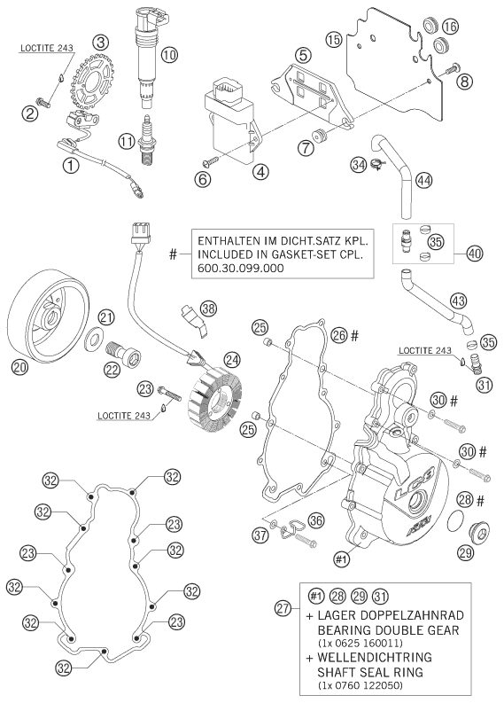 Náhled schématu IGNITION SYSTEM