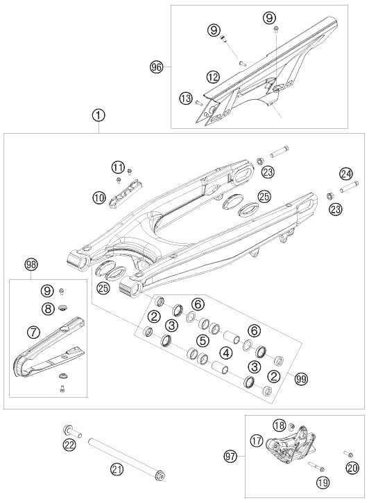 Náhled schématu SWING ARM