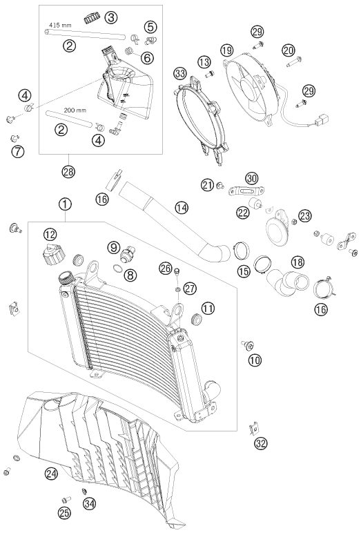 Náhled schématu COOLING SYSTEM