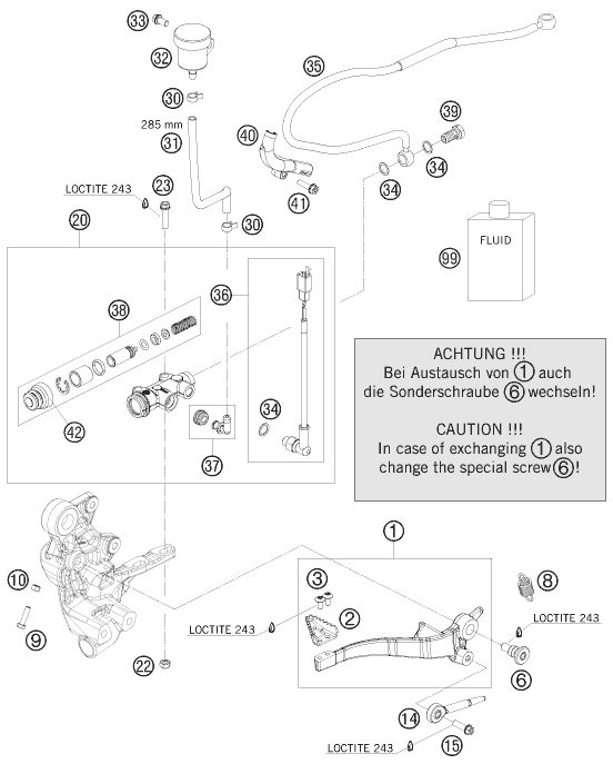 Náhled schématu REAR BRAKE CONTROL