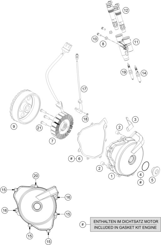 Náhled schématu IGNITION SYSTEM