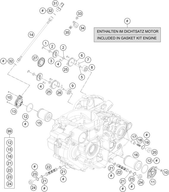 Náhled schématu LUBRICATING SYSTEM