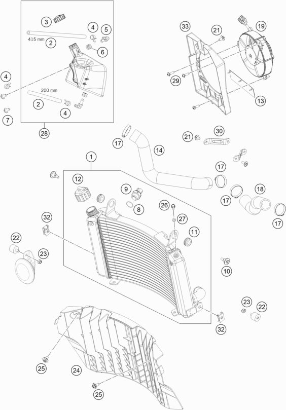 Náhled schématu COOLING SYSTEM