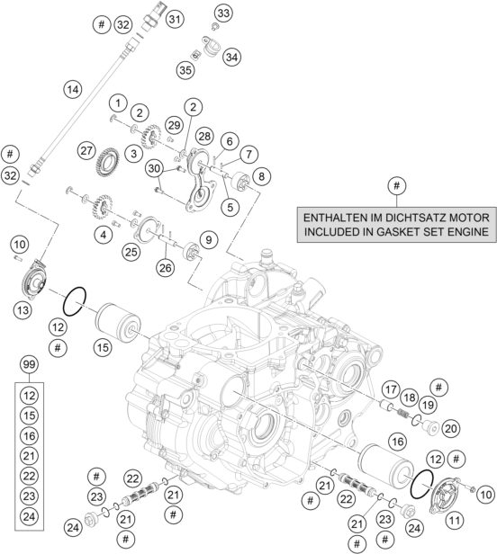 Náhled schématu LUBRICATING SYSTEM