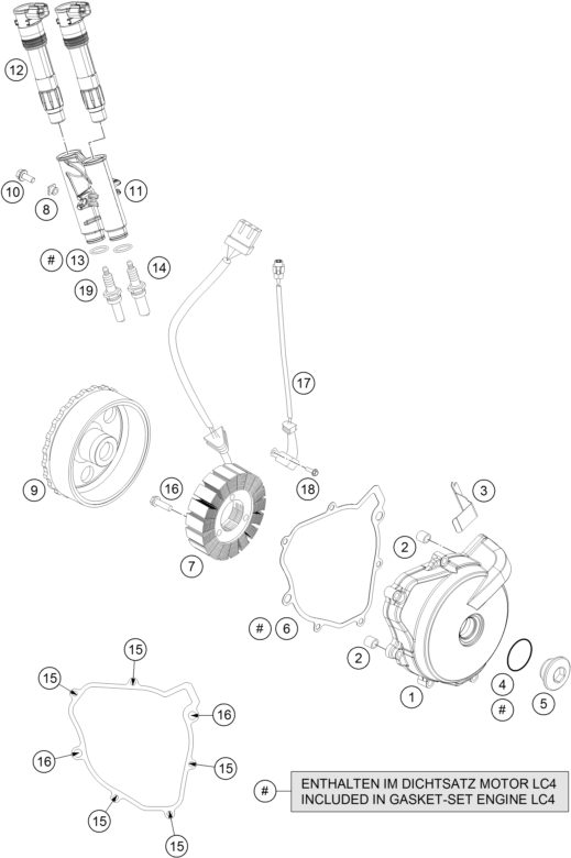 Náhled schématu IGNITION SYSTEM