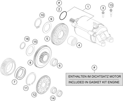 Náhled schématu ELECTRIC STARTER