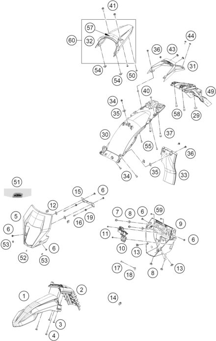 Náhled schématu MASK, FENDERS