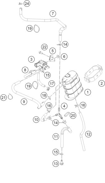Náhled schématu EVAPORATIVE CANISTER