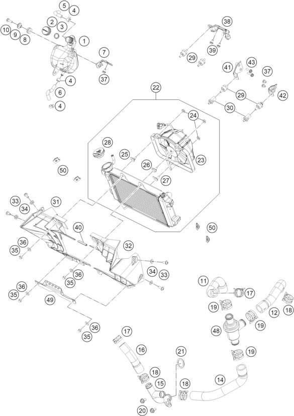Náhled schématu COOLING SYSTEM
