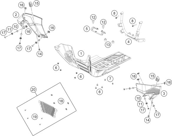 Náhled schématu ENGINE GUARD