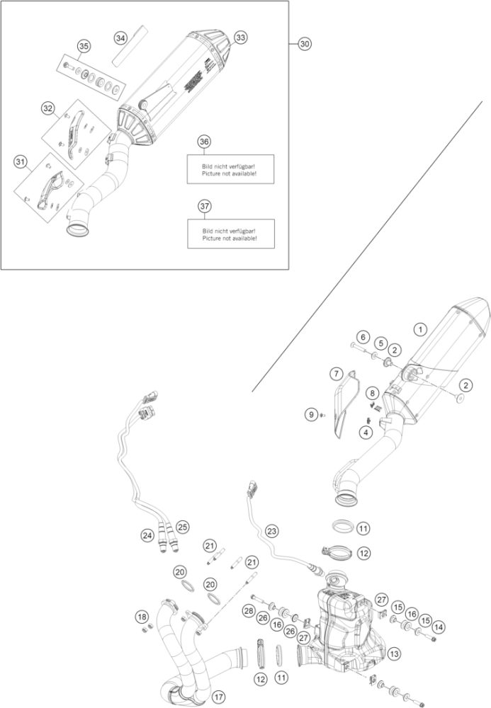 Náhled schématu EXHAUST SYSTEM