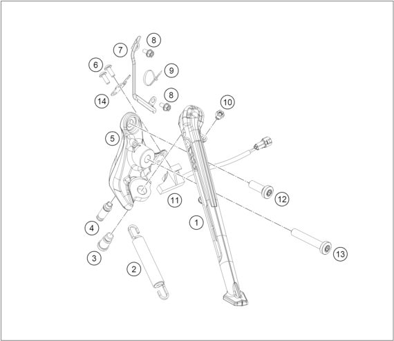 Náhled schématu SIDE / CENTER STAND
