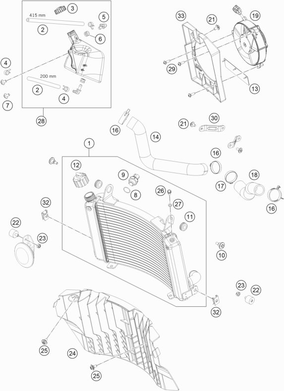 Náhled schématu COOLING SYSTEM