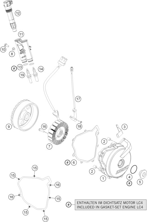 Náhled schématu IGNITION SYSTEM