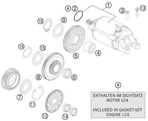 Náhled schématu ELECTRIC STARTER