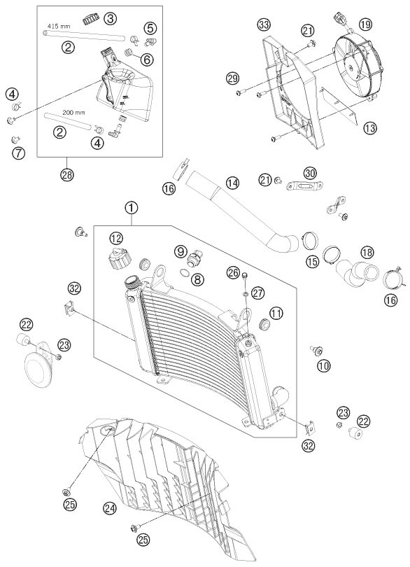 Náhled schématu COOLING SYSTEM