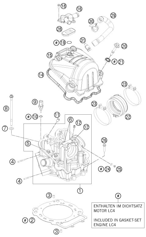 Náhled schématu CYLINDER HEAD