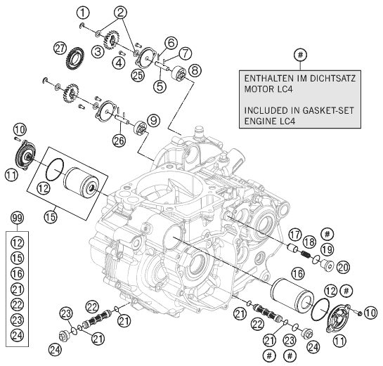 Náhled schématu LUBRICATING SYSTEM