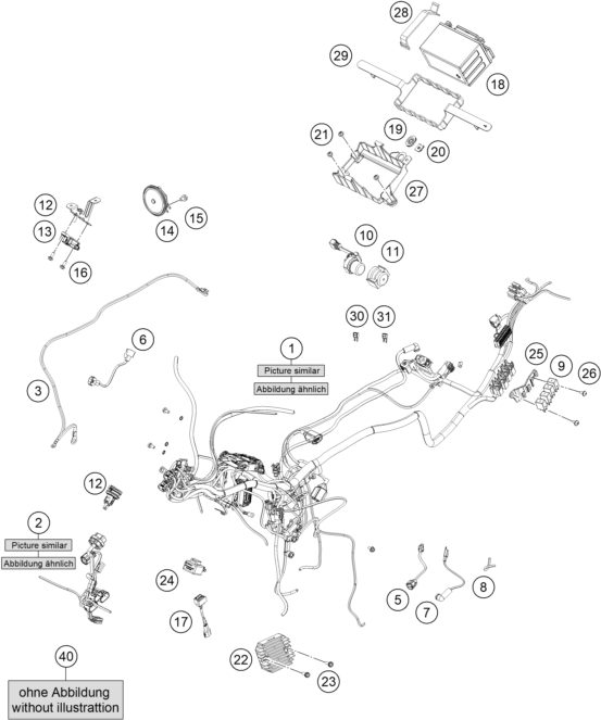 Náhled schématu WIRING HARNESS