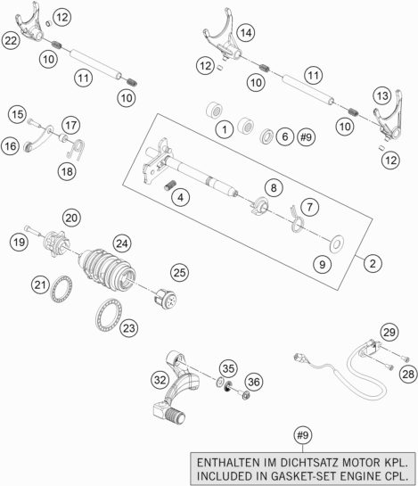 Náhled schématu SHIFTING MECHANISM